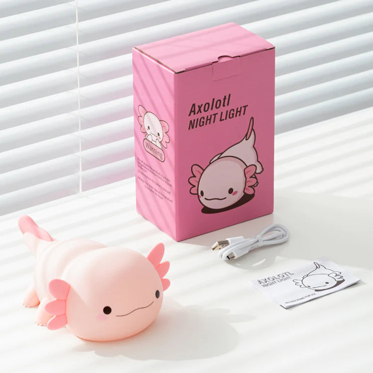 Veilleuse Axolotl Squish 2025 en édition limitée - Cadeau idéal 🎁